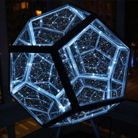 Infinity Dodecahedron Magic Table Lamp